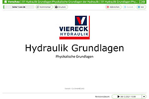 Grundlagenschulung Hydraulik Grundlagenschulung Hydraulik