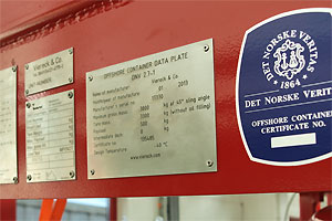 Typenschild Hydraulikanlage Typenschild Hydraulikanlage